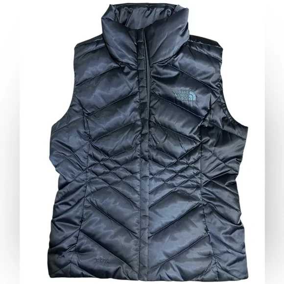 The North Face Navy Quilted Aconcagua Vest Shady Blue - Picture 3 of 9